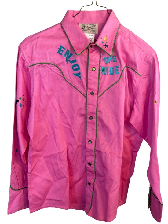 Rockmount Ranch Wear Other - Girls Pink Embroidered Western Shirt